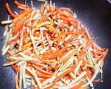 きんぴらゴボウのツナマヨ和え作り方4写真