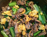 ご飯と相性抜群♬豚肉と小松菜炒め作り方8写真