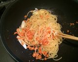 なんにもないときの鮭パスタ作り方5写真