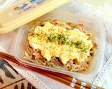 マヨたま＆肉そぼろで☆マヨたらこ焼きそば作り方10写真