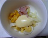 お弁当用！超早業タマゴサラダ。作り方1写真