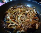 簡単・美味！あなごとごぼうで柳川丼♡作り方5写真
