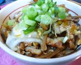 簡単・美味！あなごとごぼうで柳川丼♡作り方8写真