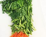 簡単☆春菊ともやしのナムル作り方1写真