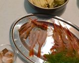 赤エビ&トマトのクリームソースパスタ作り方1写真