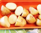 新ジャガと砂肝の黒胡椒オーブン焼き作り方1写真