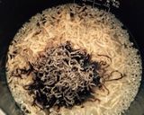 桜えびと塩昆布の炊き込みご飯作り方2写真