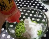 冷凍枝豆で♪苺とずんだクリームの白玉☆作り方2写真