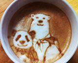 インスタントなラテアート作り方13写真