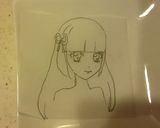 アイカツ❗️の氷上スミレのキャラ弁❤️作り方2写真