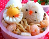 キャラ弁 焼きそばのおうちでコケピヨ♡作り方10写真