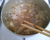 簡単！ 白菜 白滝 挽き肉の ～和風煮～作り方5写真
