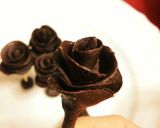 バラのデコレーション・プラスチックチョコ作り方8写真