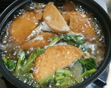 からし菜、4種きのこ、はんぺん等スゴ旨煮作り方8写真