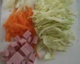 裏技簡単ホットサンド～in焼きそば作り方1写真