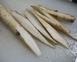 甘辛さくさく♡ごぼうの揚げきんぴら作り方1写真