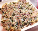 ふんわりパリパリ〜簡単材料でニラチヂミ作り方2写真