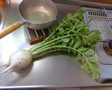 最速の大根の葉のおひたし作り方1写真
