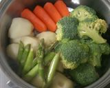 温野菜と簡単絶品チーズソース作り方2写真