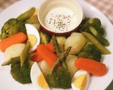 温野菜と簡単絶品チーズソース作り方7写真