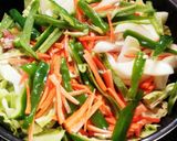超簡単！味付けウェイパーのみ！野菜炒め♡作り方3写真