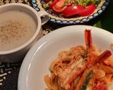 赤エビ&トマトのクリームソースパスタ作り方12写真