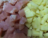 じゃがいもと鶏のかき揚げ（天ぷら）作り方1写真