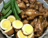 簡単☆手羽元・ゆで卵の親子煮♪作り方5写真