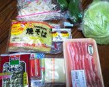 目玉飛び出す!カレー焼きそば弁当作り方1写真