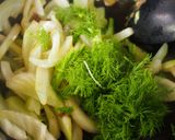 ♪フェンネルのアンチョビ炒め♪作り方10写真