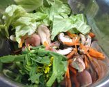 春キャベツと菜の花でかきあげ作り方1写真