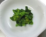 菜の花とカーネーションの酢味噌和え作り方1写真