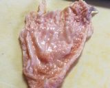 男のつまみ 簡単！鶏皮パリパリ揚げ作り方1写真