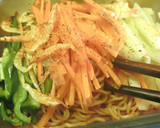 レンジで簡単❢野菜×桜えびの焼きそば作り方6写真