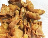 男のつまみ 簡単！鶏皮パリパリ揚げ作り方5写真