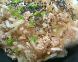 節約！満腹！ひき肉春雨丼作り方6写真