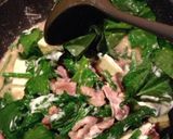 豆腐とほうれん草のごまみそマヨ炒め作り方3写真