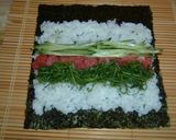 我が家の恵方巻き!作り方3写真