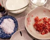 プチプチ苺の杏仁豆腐作り方1写真