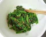 めんつゆdeほうれん草のごま和え作り方5写真
