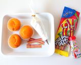 虹のカップケーキ作り方1写真
