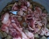 豚こま肉とコンニャクの時雨煮作り方5写真