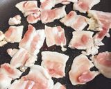 新玉ねぎと新玉ねぎの葉と豚肉の炒め物作り方4写真