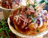 マフィンカップで作るノンオイルお好み焼き作り方5写真