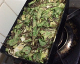 ♡レタスとひじきのお好み焼き風☆厚焼卵♡作り方6写真