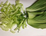超簡単！昆布茶deチンゲン菜の浅漬け作り方2写真