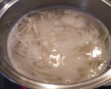 ブロッコリーの茎で簡単、美味しい麺料理作り方1写真