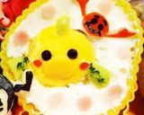ツムツム おかずでプリンセスの仲間たち作り方3写真