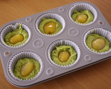 栗まるごと☆はちみつカップケーキ(抹茶)作り方4写真