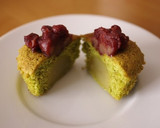 栗まるごと☆はちみつカップケーキ(抹茶)作り方8写真
